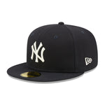 New Era Mens MLB New York Yankees Citrus Pop 59Fifty Fitted Hat 60288266 Navy, Yellow Undervisor