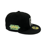 New Era Mens NFL Las Vegas Raiders Citrus Pop 59Fifty Fitted Hat 60288289 Black, Green Undervisor
