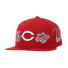 New Era Mens MLB Cincinnati Reds Historic Champs 59Fifty Fitted Hat 60288303 Red, Grey Undervisor