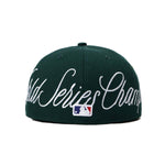 New Era Mens MLB Oakland Athletics Historic Champs 59Fifty Fitted Hat 60288304 Green, Grey Undervisor