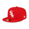New Era Mens MLB Chicago White Sox Side Patch All-Star Game 2003 59Fifty Fitted Hat 60291318 Scarlet, Grey Undervisor