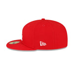 New Era Mens MLB Los Angeles Dodgers Side Patch World Series 1988 59Fifty Fitted Hat 60291335 Scarlet, Grey Undervisor