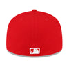 New Era Mens MLB Los Angeles Dodgers Side Patch World Series 1988 59Fifty Fitted Hat 60291335 Scarlet, Grey Undervisor