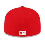 New Era Mens MLB Los Angeles Dodgers Side Patch World Series 1988 59Fifty Fitted Hat 60291335 Scarlet, Grey Undervisor