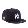 New Era Unisex New York Yankees Derek Jeter Hall Of Fame 5X WS Basic 9Fifty Snapback Hat 60292902 Navy, Black Undervisor