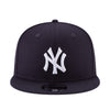 New Era Unisex New York Yankees Derek Jeter Hall Of Fame 5X WS Basic 9Fifty Snapback Hat 60292902 Navy, Black Undervisor