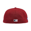 New Era Mens MLB Philadelphia Phillies Polar Lights 59Fifty Fitted Hat 60296493 Red, Lavender Undervisor