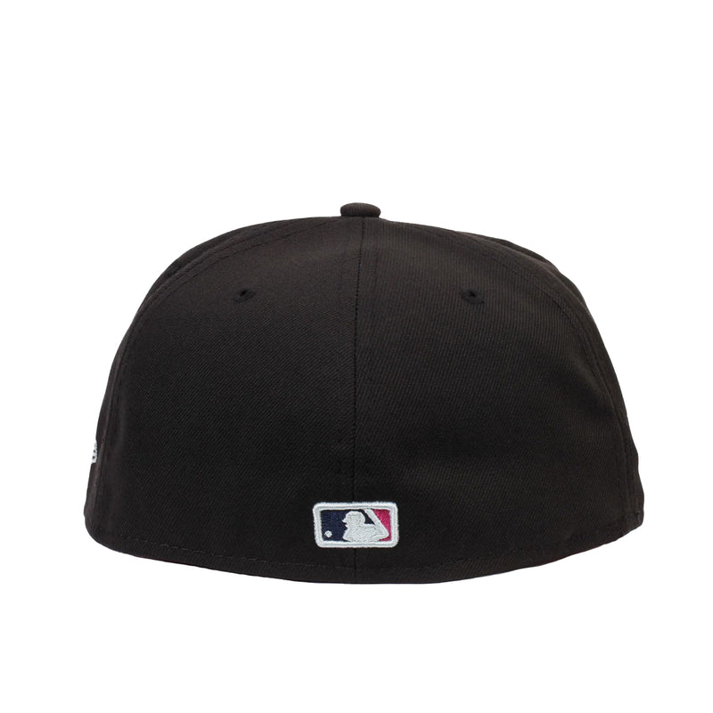 New Era Mens MLB Chicago White Sox Polar Lights 59Fifty Fitted Hat 60296495 Black, Pink Undervisor