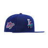 New Era Mens MLB Los Angeles Dodgers Polar Lights 59Fifty Fitted Hat 60296496 Blue, Lavender Undervisor