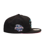 New Era Mens MLB Arizona Diamondbacks Polar Lights 59Fifty Fitted Hat 60296497 Black, Pink Undervisor