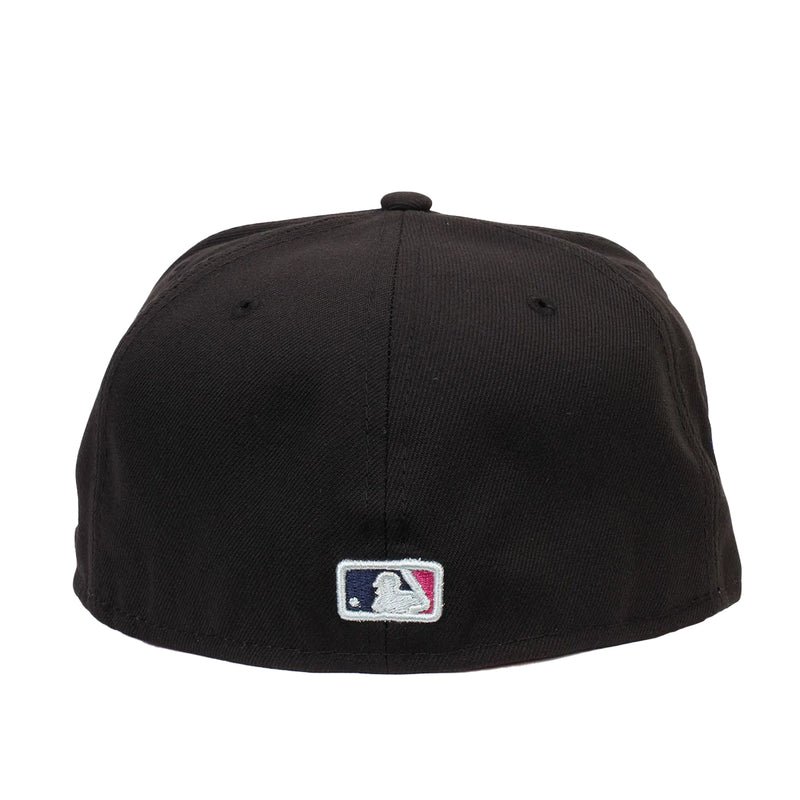 New Era Mens MLB Pittsburgh Pirates Polar Lights 59Fifty Fitted Hat 60296498 Black, Pink Undervisor