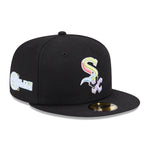 New Era Mens MLB Chicago White Sox Color Pack Multi World Series 2005 59Fifty Fitted Hat 60303634 Black, Grey Undervisor