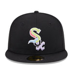 New Era Mens MLB Chicago White Sox Color Pack Multi World Series 2005 59Fifty Fitted Hat 60303634 Black, Grey Undervisor