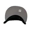 New Era Mens NBA San Antonio Spurs Color Pack Multi Side Patch 59Fifty Fitted Hat 60303674 Black, Grey Undervisor