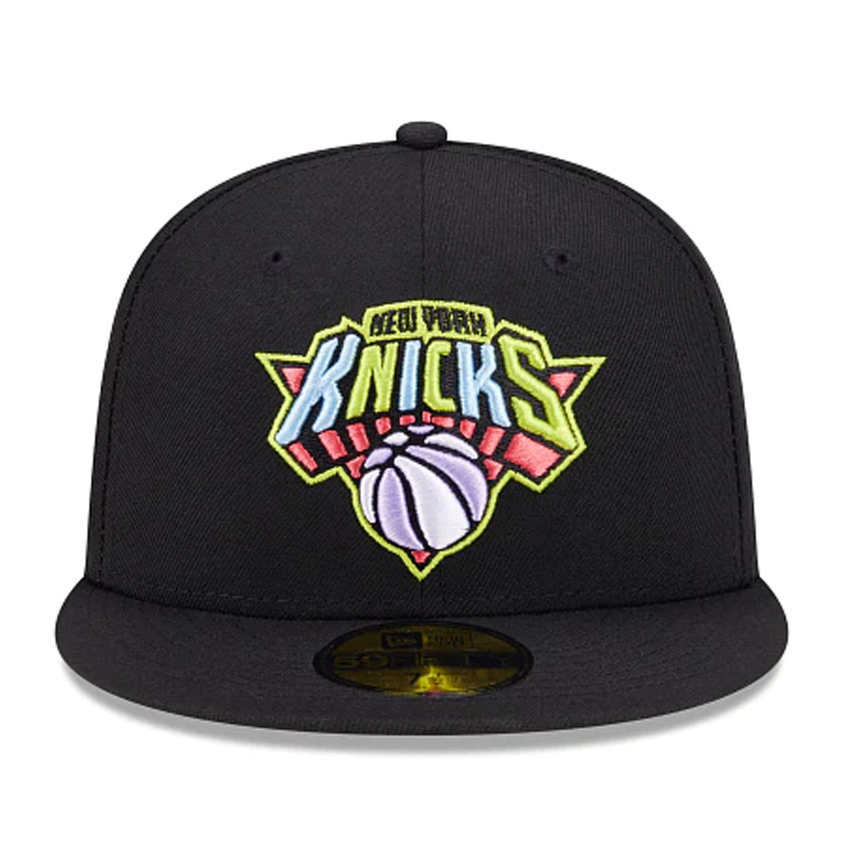 New Era Mens NBA San Antonio Spurs Color Pack Multi Side Patch 59Fifty  Fitted Hat 60303674 Black, Grey Undervisor