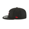 New Era Mens NBA Chicago Bulls Icon E1 9Fifty Snapback Hat 60311072 Black, Grey Undervisor