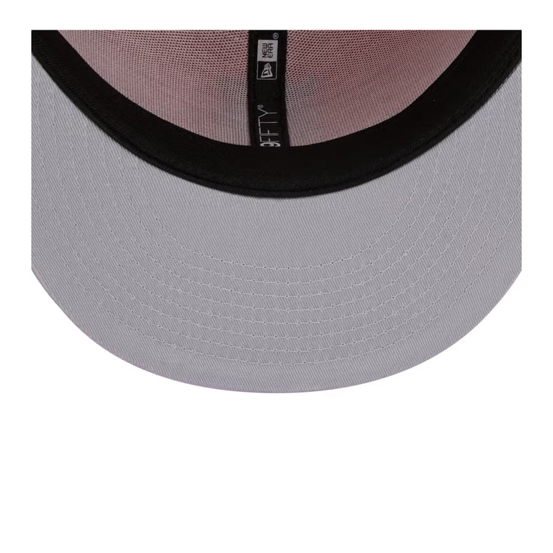 New Era Mens MLB New York Mets 2T Color Pack 59Fifty Fitted Hat 60321696 Red/Lavender, Grey Undervisor