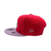 New Era Mens NFL Arizona Cardinals 2T Color Pack 9Fifty Snapback Hat 60322875 Red/Lavender, Grey Undervisor