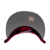 New Era Mens NFL Arizona Cardinals 2T Color Pack 9Fifty Snapback Hat 60322875 Red/Lavender, Grey Undervisor