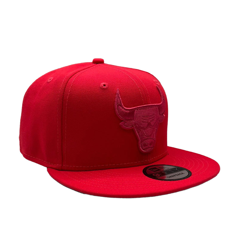 New Era Mens NBA Chicago Bulls Color Pack 9Fifty Snapback Hat 60323469 Red, Grey Undervisor
