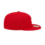 New Era Mens MLB Cincinnati Reds Monocamo 59Fifty Fitted Hat 60347125 Scarlet, Pink Undervisor