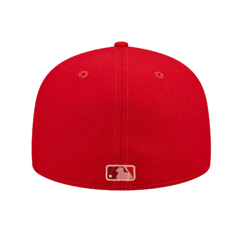 New Era Mens MLB Cincinnati Reds Monocamo 59Fifty Fitted Hat 60347125 Scarlet, Pink Undervisor