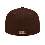 New Era Mens MLB San Diego Padres Monocamo 59Fifty Fitted Hat 60347136 Brown, Beige Undervisor