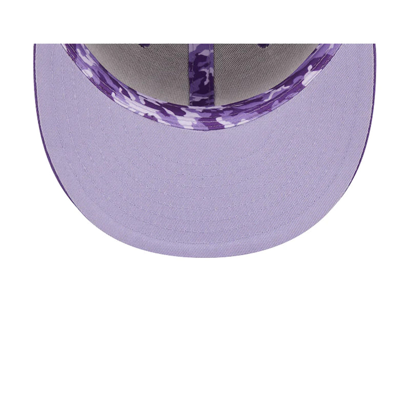 New Era Mens MLB Arizona Diamondbacks Monocamo 59Fifty Fitted Hat 60347142 Violet, Lavender Undervisor