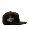 New Era Mens MLB New York Yankees Pro Image 2022 Plaid UV 59Fifty Fitted Hat 60351302 Black, Purple Undervisor