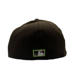 New Era Mens MLB New York Yankees Pro Image 2022 Plaid UV 59Fifty Fitted Hat 60351302 Black, Purple Undervisor