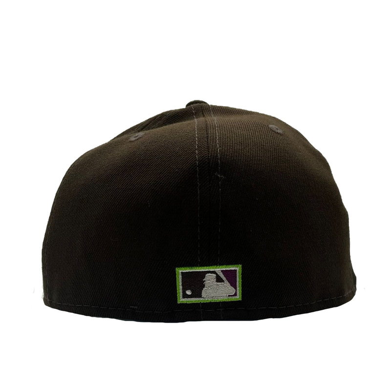 New Era Mens MLB New York Yankees Pro Image 2022 Plaid UV 59Fifty Fitted Hat 60351302 Black, Purple Undervisor