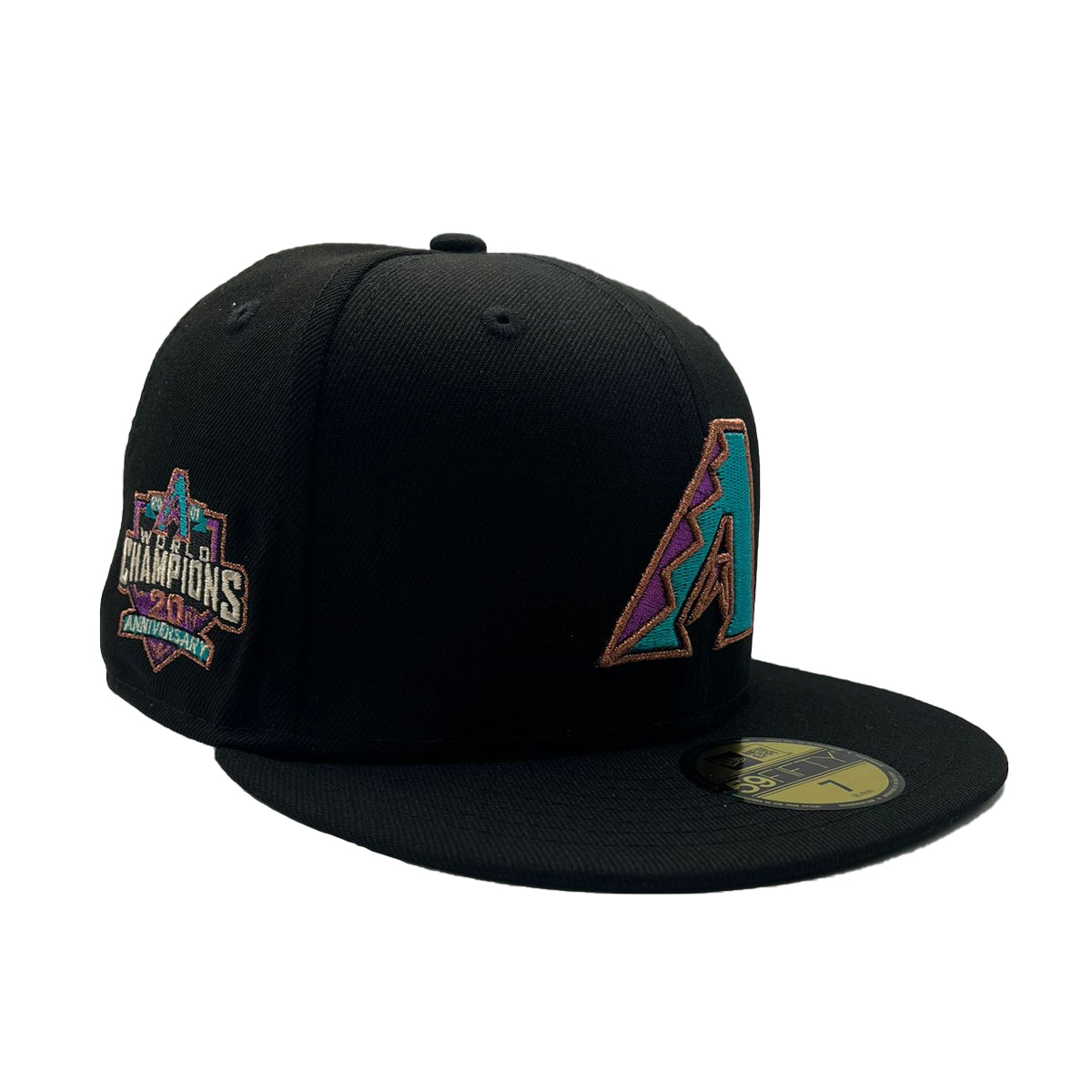New Era Mens MLB Arizona Diamondbacks Metallic Thread Logo 59Fifty