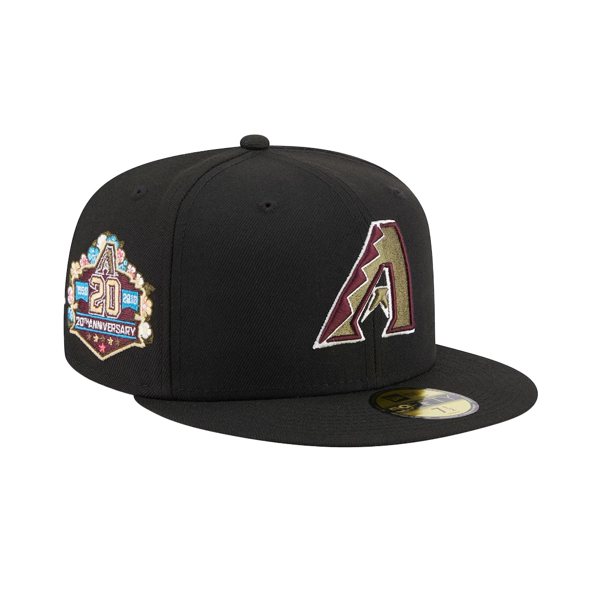 New Era Mens MLB Arizona Diamondbacks Botanical 59Fifty Fitted Hat