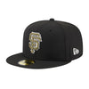 New Era Mens MLB San Francisco Giants Botanical 59Fifty Fitted Hat 60355791 Black, Dark Green Undervisor