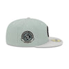 New Era Mens Memphis Chicks Hometown Roots 59Fifty Fitted Hat 60355811 Evergreens Satin, Grey Undervisor