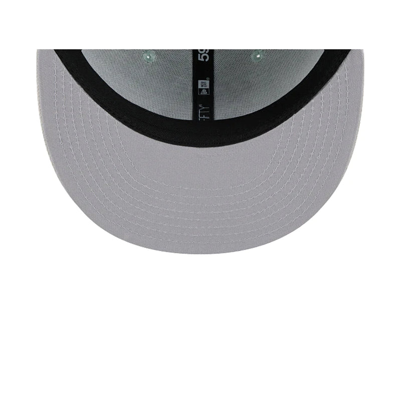 New Era Mens Memphis Chicks Hometown Roots 59Fifty Fitted Hat 60355811 Evergreens Satin, Grey Undervisor