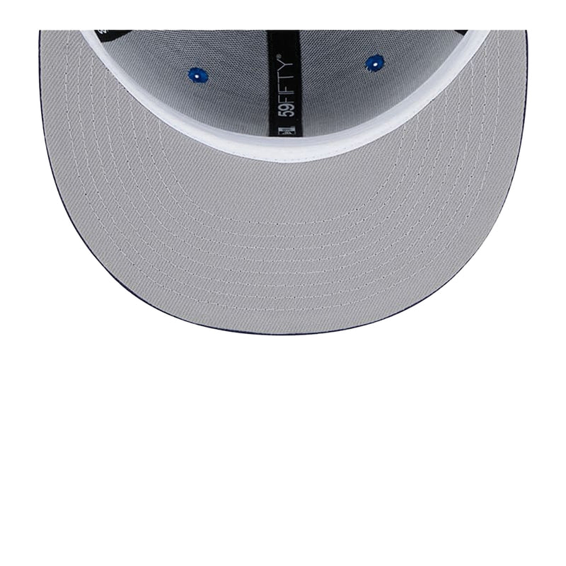 New Era Mens Hollywood Stars Hometown Roots 59Fifty Fitted Hat 60355820 Evergreens Satin, Grey Undervisor