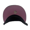 New Era Mens MLB Detroit Tigers Metallic Pop 59Fifty Fitted Hat 60355827 Black, Purple Undervisor