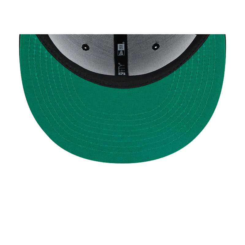 New Era Mens MLB Arizona Diamondbacks Metallic Pop 59Fifty Fitted Hat 60355832 Black, Green Undervisor