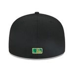 New Era Mens MLB Baltimore Orioles Metallic Pop 59Fifty Fitted Hat 60355834 Black, Green Undervisor