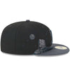 New Era Mens MLB Oakland Athletics Planetary 59Fifty Fitted Hat 60355878 Black, Grey Undervisor