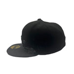 New Era Mens MLB Oakland Athletics Planetary 59Fifty Fitted Hat 60355878 Black, Grey Undervisor