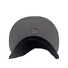 New Era Mens MLB Oakland Athletics Planetary 59Fifty Fitted Hat 60355878 Black, Grey Undervisor