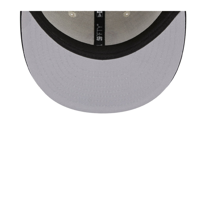 New Era Mens MLB Florida Marlins World Class 59Fifty Fitted Hat 60355958 Beige/Black, Grey Undervisor