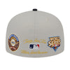 New Era Mens MLB New York Yankees World Class 59Fifty Fitted Hat 60355961 Beige/Navy, Grey Undervisor