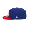 New Era Mens Dominican Republic 2023 World Baseball Classic 59Fifty Fitted Hat 60358249 Navy/Red, Grey Undervisor