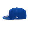 New Era Mens Puerto Rico 2023 World Baseball Classic 59Fifty Fitted Hat 60358250 Royal Blue, Grey Undervisor