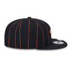 New Era Mens MLB Houston Astros Pinstripe 9Fifty Snapback Hat 60417909 Navy, Green Undervisor