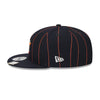 New Era Mens MLB Houston Astros Pinstripe 9Fifty Snapback Hat 60417909 Navy, Green Undervisor
