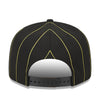 New Era Unisex MLB Pittsburgh Pirates Pinstripe 9Fifty Snapback Hat 60417911 Black, Green Undervisor